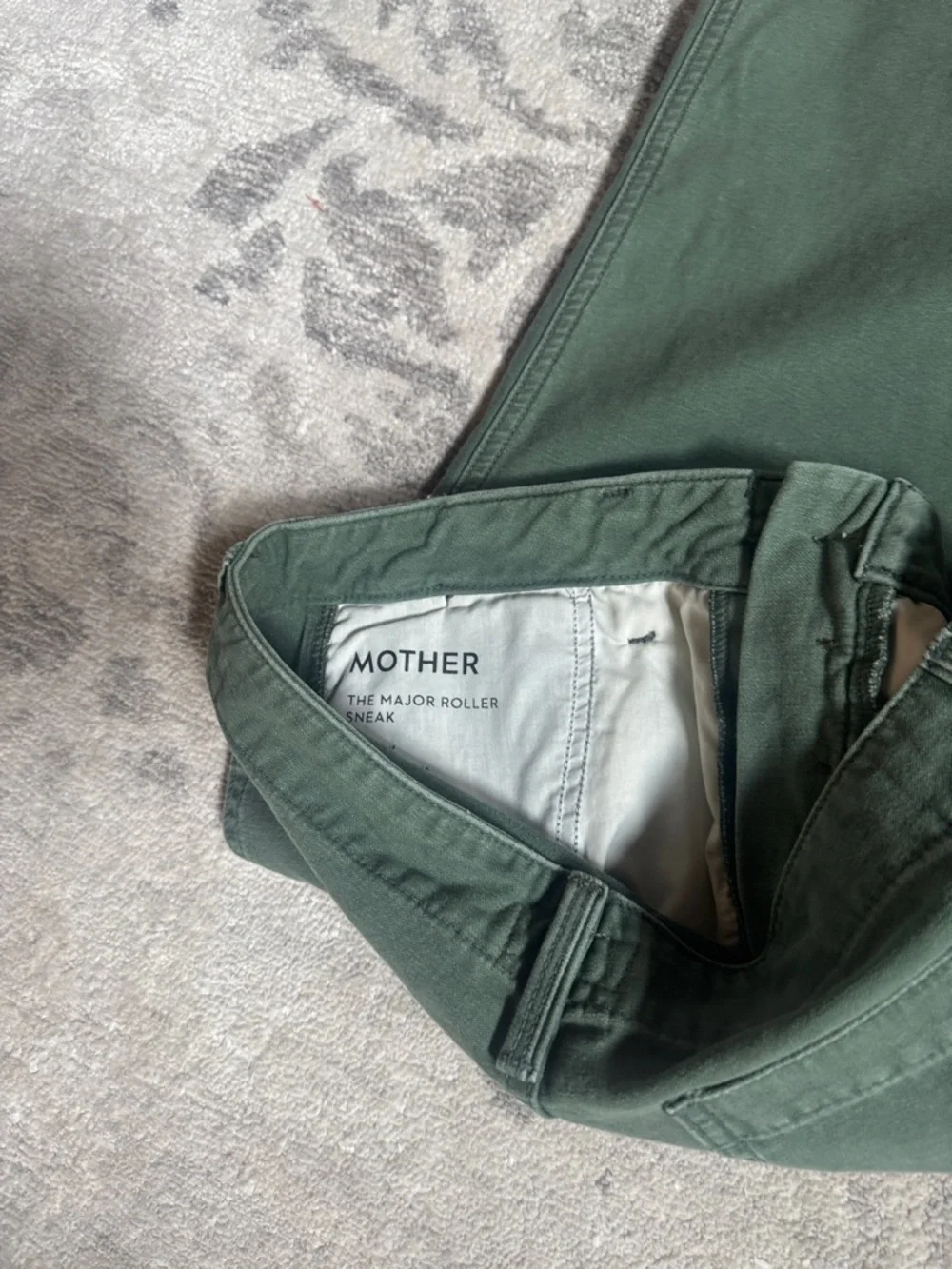 MOTHER Major Roller Sneak 29 Roger That Wide Leg Jeans - Picture 3 of 4